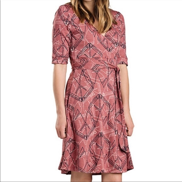 Toad&Co Cue Wrap Cafe Dress - Picture 1 of 9